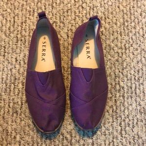 Purple shoes for casual days